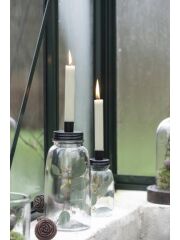 IB Laursen Glas mit Kerzenhalter f&uuml;r Stabkerze