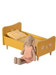 Maileg Holzbett für  für Maileg Teddys & Hasen (Gr. 1) - gelb