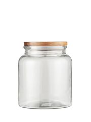 IB Laursen Beh&auml;lter aus Glas mit Holzdeckel - 2350 ml