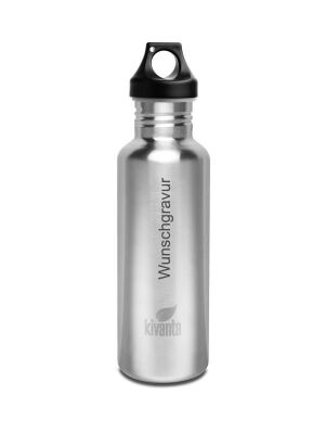 Kivanta 750 ml Edelstahl Trinkflasche inkl. Loop-Cap...