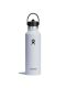 Hydro Flask 21 oz (621 ml) Standard Mouth isolierte Trinkflasche mit Flex Straw Cap - White