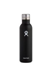 Hydro Flask 25 oz (739 ml) isolierte Flasche mit Edelstahldeckel - black