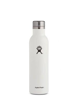 Hydro Flask 25 oz (739 ml) isolierte Flasche mit Edelstahldeckel - White