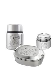 Kivanta LOVE WOOD (Bär) XL Dosen-Set inkl. Isolierdose / 3-teilig