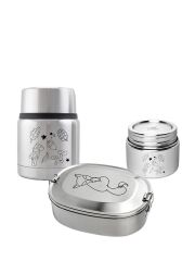 Kivanta LOVE WOOD (Fuchs) XL Dosen-Set inkl. Isolierdose / 3-teilig