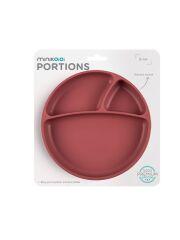 MinikOiOi "Portions" Teller aus Silikon - rose