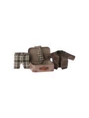 Maileg Mum & Dad Mouse - Sakko, Hose und Krawatte im Koffer für Vater & Opa Maus