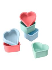 LURCH FlexiForm Muffin Liner &quot;Herz&quot; / 6er Set