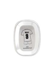 Edelstahl Deckel für Kivanta Lunchbox XL - Fußballtrikot inkl Wunschgravur