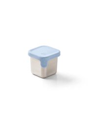 PlanetBox Little Square Dipper (Launch &amp; Shuttle) mit Silikondeckel - Cloudy Day