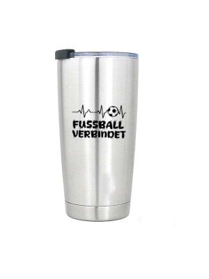 LunchBuddy Isolierbecher XL 570 ml - Fußball verbindet