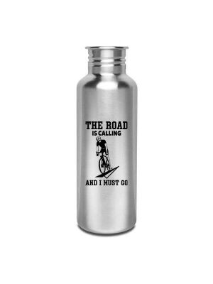 Kivanta 750 ml Edelstahlflasche - The Road is calling