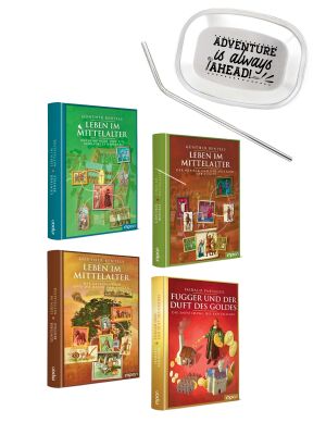 Ferienpaket: 4 Bücher & GRATIS  Picknickzubehör