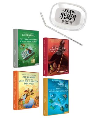 Ferienpaket: 4 Bücher & GRATIS Picknickzubehör