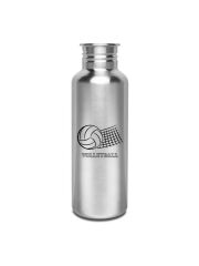 Kivanta 750 ml Edelstahlflasche (ohne Deckel) - Volleyball (2 Variationen)