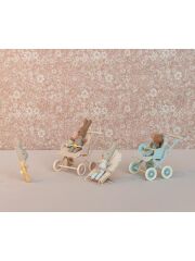 Maileg Kinderwagen f&uuml;r Babym&auml;use (Rose)