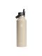 Hydro Flask 21 oz (621 ml) Standard Mouth isolierte Trinkflasche mit Flex Straw Cap - Oat