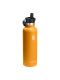 Hydro Flask 21 oz (621 ml) Standard Mouth isolierte Trinkflasche mit Flex Straw Cap - Fossil