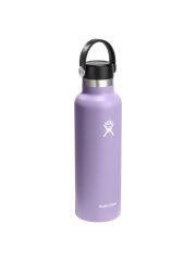 Hydro Flask 21 oz (621 ml) Standard Mouth isolierte Trinkflasche mit Flex Cap - Moonshadow