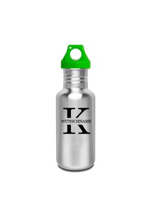 Kivanta 500 ml Trinkflasche inkl. Loop-Cap und Wunschgravur / Monogramm (1)