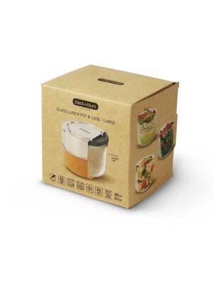 black + blum Lunchbecher aus Glas / 600 ml