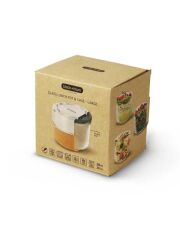 black + blum Lunchbecher aus Glas / 600 ml