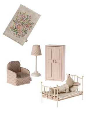 Maileg Kinderzimmer-Set / 5-teilig (rose)