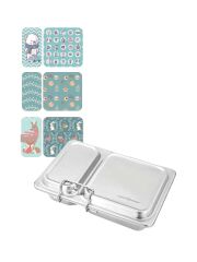 LunchBuddy *Duo* mit Magnete-Set für Brotdose Duo / 4-teilig