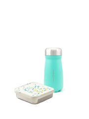 PlanetBox Brotdose Trailblazer & LunchBuddy Wanderer - Sparset / White Sand Terrazzo