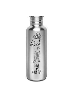 Kivanta 750 ml Edelstahlflasche (ohne Deckel) - Cowgirl