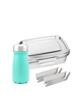 LunchBuddy Wanderer Isolierflasche + "Airtight"...