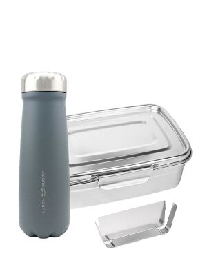 LunchBuddy Wanderer Isolierflasche + "Airtight"...