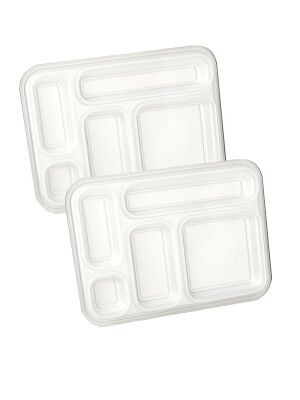 Ersatzdichtung für LunchBuddy Lunchbox "Bento Five" - 2er Set/ transparent