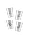 LunchBuddy Edelstahl Becher 300 ml 4er Set - Meerjungfrau