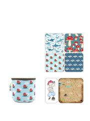 LunchBuddy Magnete Duo & Isolierhülle - Pirat