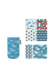 LunchBuddy Magnete Duo & Isolierhülle (500 ml) - Hai