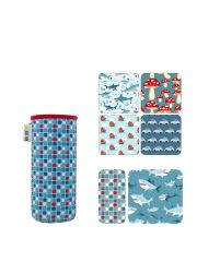 LunchBuddy Magnete Duo & Isolierhülle (750 ml) - Hai
