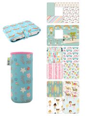 LunchBuddy Magnete "5 Stars"& Isolierhülle (750 ml) - Pastell & Vintage Woodland