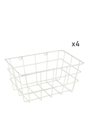 IB Laursen Hängekorb / Sortierbox aus Metall - 4er Set