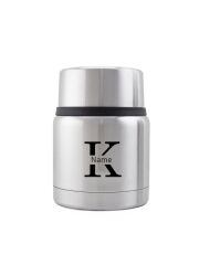 Kivanta Edelstahl Isolierbehälter 450 ml mit Wunschgravur / Monogramm (1)