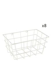IB Laursen Hängekorb / Sortierbox aus Metall - 8er Set