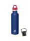 Kivanta 700 ml Isolierflasche (blau) inkl. Loop Verschluss (rot) + GRATIS Infuser Cap
