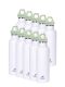 Kivanta Trinkflaschen Set - 10 x 700 ml Isolierflasche (weiß)