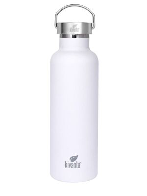 Kivanta 700 ml Isolierflasche (weiß) inkl....
